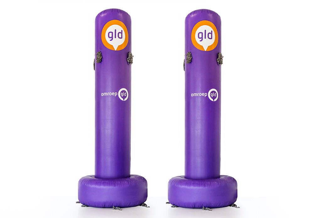 Bestel Omroep Gelderland - reclame pilaar online. Koop opblaasbare reclamezuilen online bij JB Inflatables Nederland